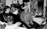 Jul hos hu Nelly på 70-tallet