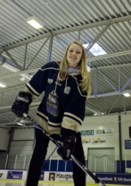 Ungt hockeytalent på Nærbø Farmers